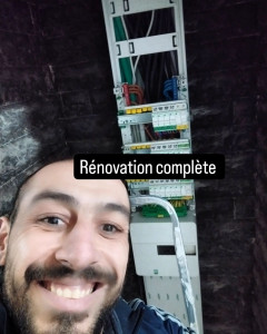 Photo de galerie - Rénovation complète électricité.