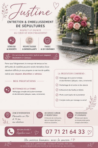 Photo de galerie - Je vous propose le nettoyage de la tombe.