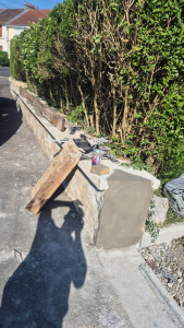 Photo de galerie - Renovation muret aulnoye