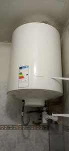 Photo de galerie - Installation d’un chauffe-eau de 100 litres