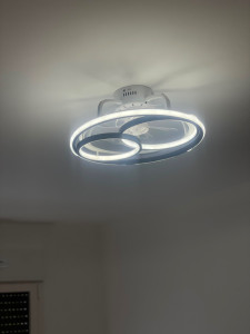 Photo de galerie - Lustre ventilateur 