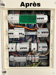 Photo de galerie - Remise aux normes d’un tableau électrique NF C 15-100