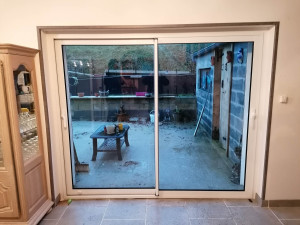 Photo de galerie - Pose de baie vitrée 