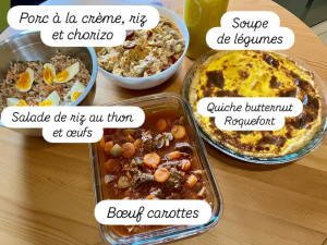 Photo de galerie - Exemple de plats cuisinés chez une cliente