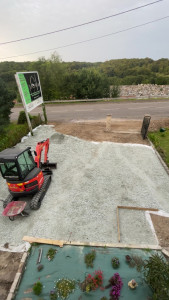 Photo de galerie - Terrassement (parking, allée /petit réglage /aissainissement) et plus 