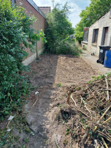 Photo de galerie - Nettoyage mini pelle 