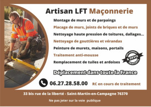 Photo de galerie - Artisan maçonnerie 