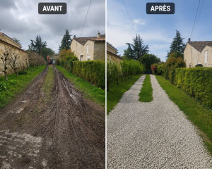 Photo de galerie - Reparation du acces chemin