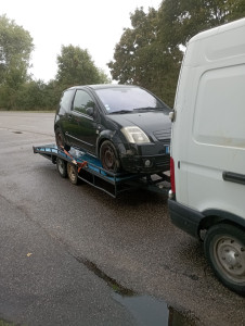 Photo de galerie - Location remorque porte voiture 2 Essieux 