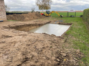 Photo de galerie - Terrassement d’une piscine 