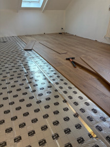 Photo de galerie - Pose de parquet - Revêtement de sol