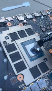 Photo de galerie - Remplacement pâte thermique 