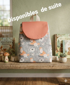 Photo de galerie - Sac banbin 
fait main idéal pour la rentrée  en maternelle  .
