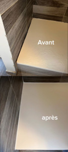 Photo de galerie - Changer les joints silicone douche