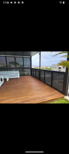 Photo de galerie - Fabrication de terrasse en bois et pergolas 