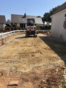Photo de galerie - Terrassement pour un parking 