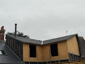 Photo de galerie - Couverture en ardoise naturel 40x25 cm