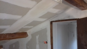 Photo de galerie - Pose de bandes à joints 