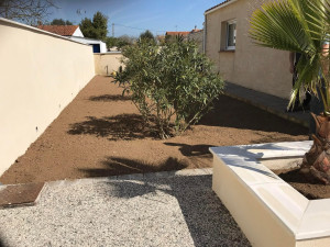 Photo de galerie - Réalisation d’une création de jardin 