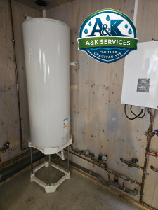 Photo de galerie - Pose d'un cumulus, et modification de plomberie 