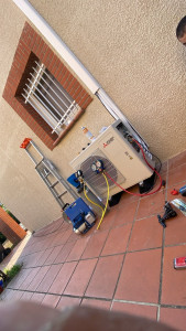 Photo de galerie - Installation + mise en service d'un Tri-Split Mitsubishi 