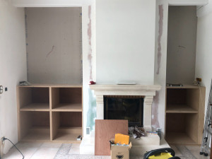 Photo de galerie - Aménagement cheminée