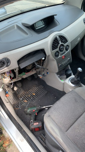 Photo de galerie - Changement de colonne de direction reunault modus 