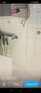 Photo de galerie - Dépose de l'ancienne cuisine.