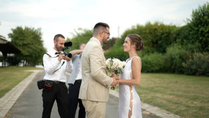Photo de galerie - En shooting de mariage
