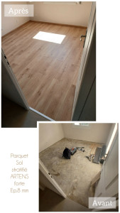 Photo de galerie - Pose de parquet - Revêtement de sol