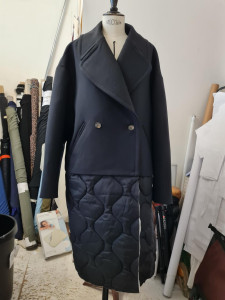 Photo de galerie - Realisation d'un manteau lainage