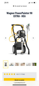 Photo de galerie - équipe d’un pistolet airless 