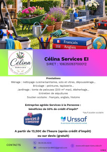 Photo de galerie - Flyer avec tarif et prestations