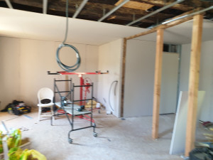 Photo de galerie - Placage et isolation de mur et plafond
