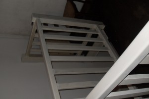 Photo de galerie - Rampe d'escalier bois en bois 