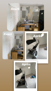 Photo de galerie - Rénovation  plus pose de cuisine 