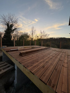 Photo de galerie - Terasse en bois exotique