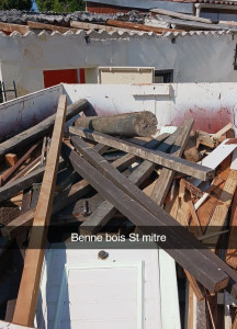 Photo de galerie - Location benne bois 