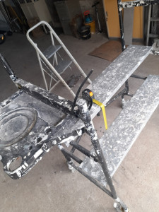 Photo de galerie - Escabeau roulant