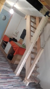 Photo de galerie - Fabrication d'une cuisine et d'une escalier 