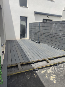 Photo de galerie - Réalisation d une terrasse en composite 