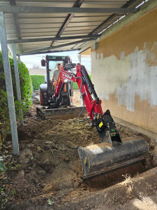 Photo de galerie - Terrassement dalle beton