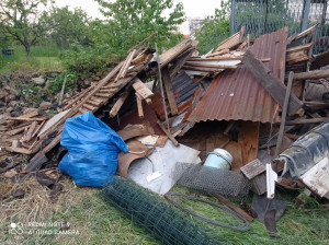 Photo de galerie - évacuation déchets, démolition vieux cabanon.