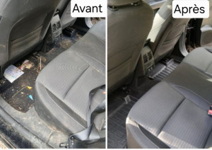 Photo de galerie - Nettoyage voiture : Avant/Après 