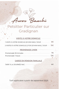 Photo de galerie - Fiche de tarif