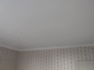 Photo de galerie - Pose d'un plafond en placo autoporté avant rénovation complète de la pièce. 
