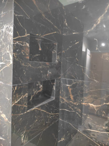 Photo de galerie - Rénovation carrelage SDB 