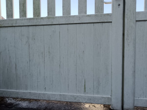 Photo de galerie - Portail avant nettoyage 