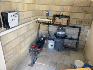 Photo de galerie - Installation filtration piscine 