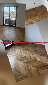 Photo de galerie - Pose parquet en point de Hongrie